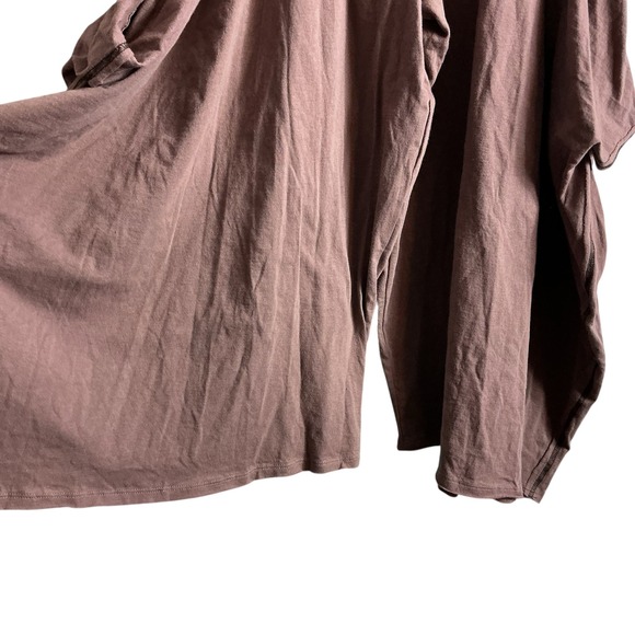 Free People Large Mauve Summer Slumbers Wide Leg Harem Pants Drop-crotch Slouchy - Picture 5 of 8